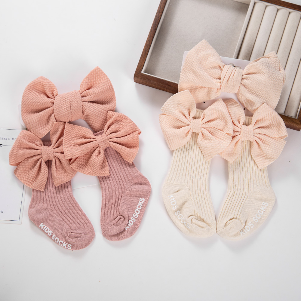 Unisex Baby Socks Non Slip - 2 Pz/set Grandi Proiettili Archi Ealstic