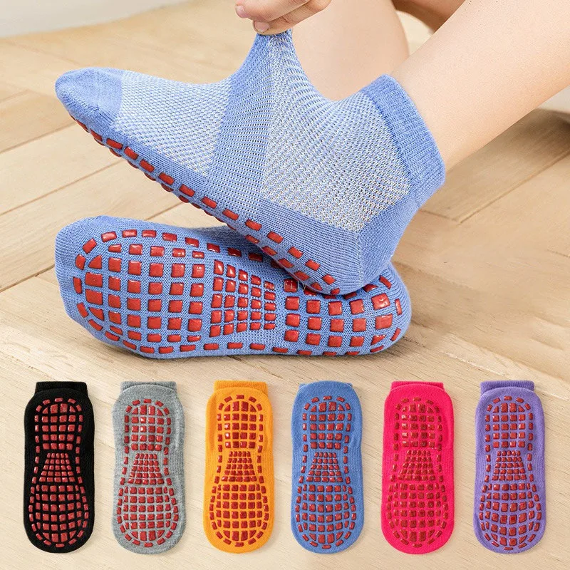 Unisex Baby Socks Non Slip - Calzini antiscivolo in silicone per bambini,