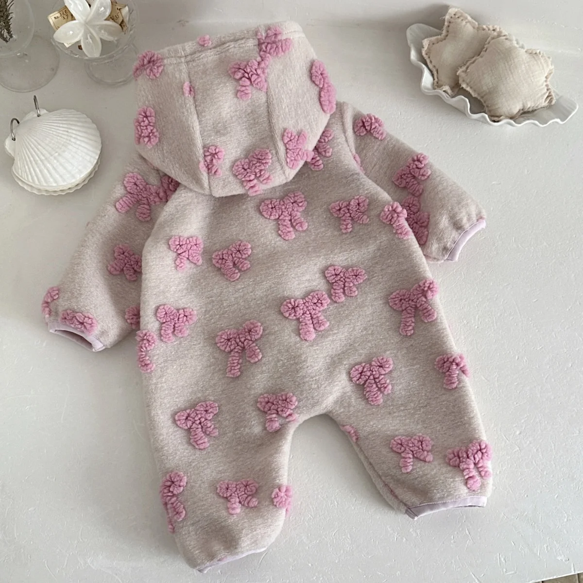 Tutina con cappuccio per bambi - Newborn Baby Girl Romper Floral recensione e prezzo