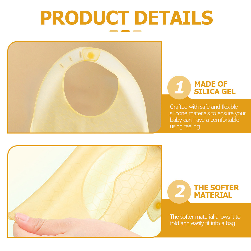 3 bavaglini in silicone per ba - Waterproof Baby Bibs Silicone recensione e prezzo