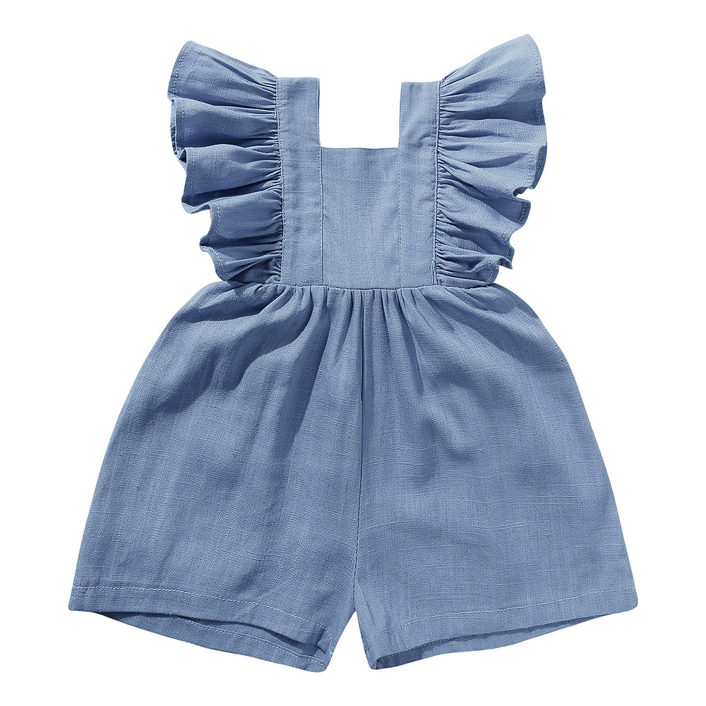 Tutina Estiva 2026 per Neonata - Baby Summer Linen Sleeveless Jumpsuit recensione e prezzo